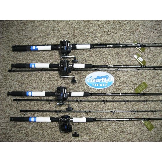 Salmon Medium Heavy Power Fishing Rod & Reel Combos for sale